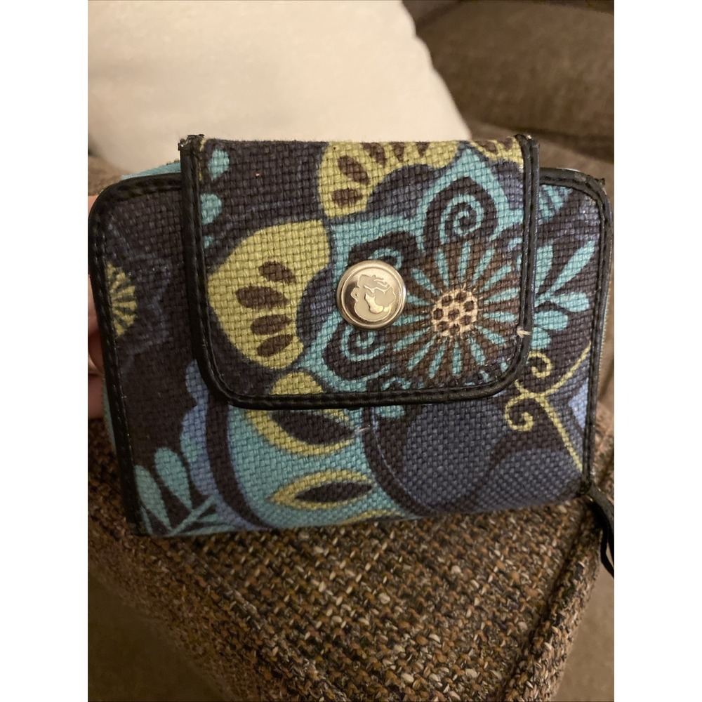 SPARTINA 449 TENNESSEE‎ SNAP WALLET GREEN/BLUE/TURQUOISE